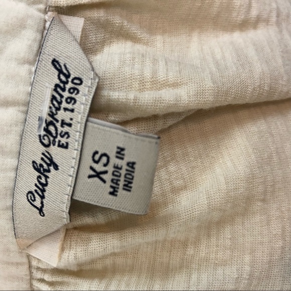 Lucky Brand embroidered sleeveless blouse - Picture 3 of 4